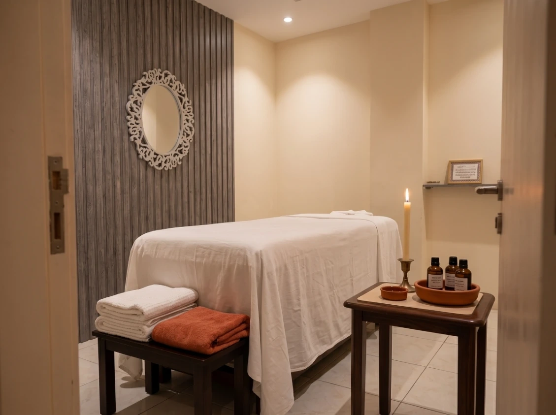 Home 6 Full body massage at Ghosoun beauty salon Fujairah