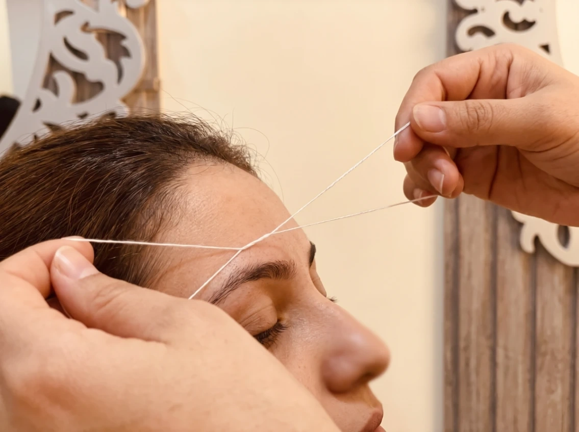 Home 3 Waxing and threading service at Ghosoun ladies salon Fujairah
